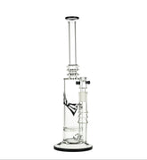 16” Evolution - “Crosshatch" Glass Waterpipe